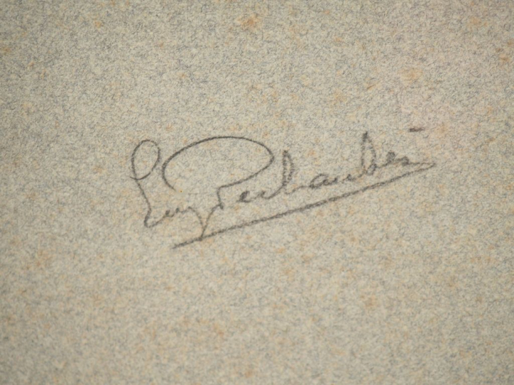 Eugène PECHAUBES  "Course de chevaux" Deux pastels.  Signés en bas à d