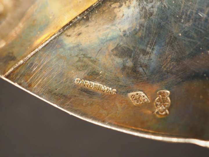 CARDHEILAC Cuillère à sauce en argent, poinçon Minerve.  Long. 17,5 cm