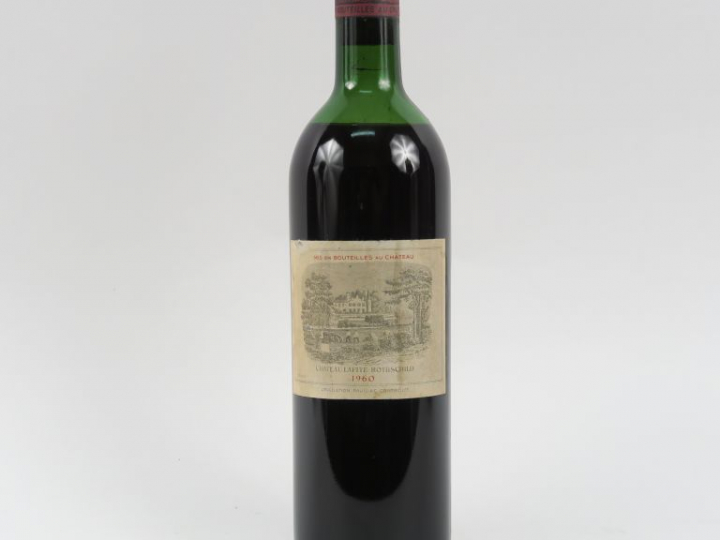 1 BOUTEILLE CHÂTEAU LAFITE ROTHSCHILD 1er GCC PAUILLAC - 1960 - MEP