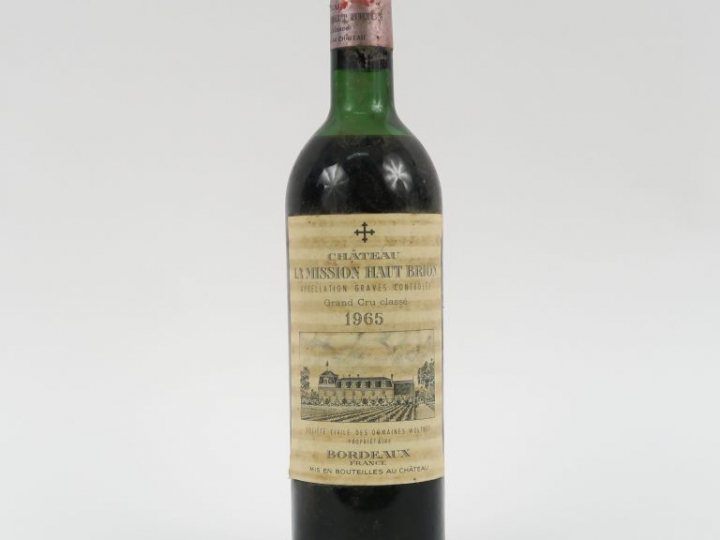 1 BOUTEILLLE CHÂTEAU LA MISSION HAUT BRION GCC GRAVES - 1965 - HEP-MEP
