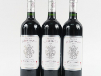 Vente aux enchères 3 BOUTEILLES CHÂTEAU LA FLEUR DE GAY POMEROL - 2010