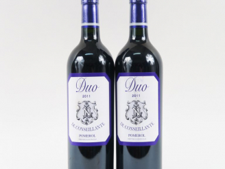 Vente aux enchères 2 BOUTEILLES DUO DE CONSEILLANTE POMEROL - 2011