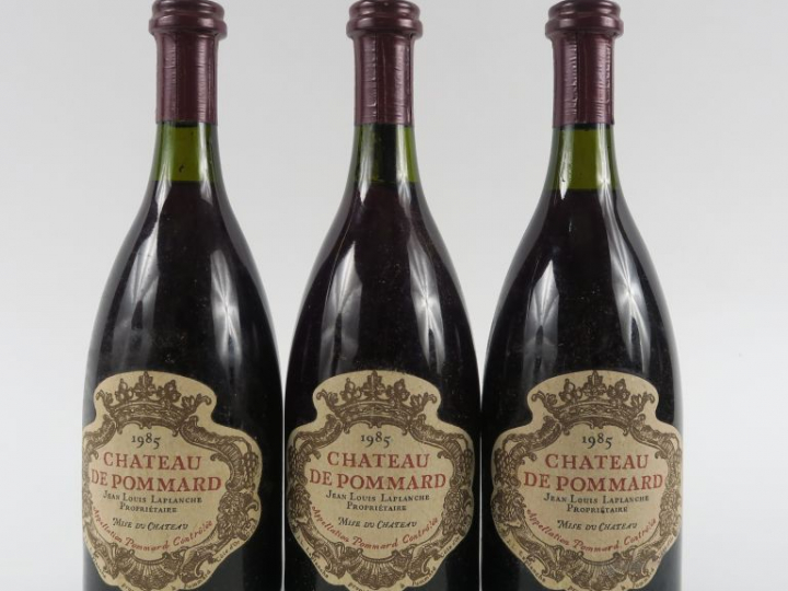 3 BOUTEILLES CHÂTEAU DE POMMARD - 1985