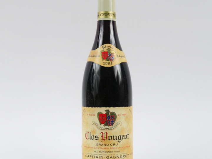 1 BOUTEILLE CLOS VOUGEOT GC CAPITAIN GAGNEROT - 2005