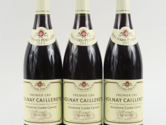 Vente aux enchères 3 BOUTEILLES VOLNAY CAILLERETS 1er CRU 'ANCIENNE CUVÉE CARNOT' BOUCHAR