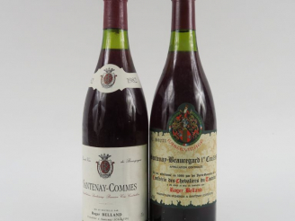 Vente aux enchères 2 BOUTEILLES R. BELLAND : 1 SANTENAY COMMES 1982 - 1 SANTENAY BEAUREGA