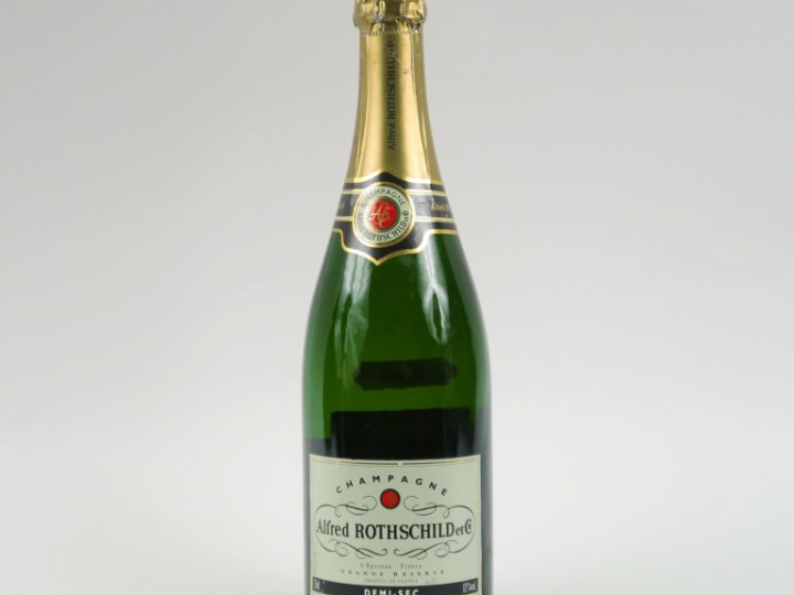 1 BOUTEILLE CHAMPAGNE DEMI SEC ALFRED ROTHSCHILD