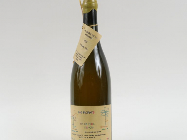 1 BOUTEILLE THE PICRATE 'LA CROIX DE LA MOUCHE' LES PIEDS SUR TERRE E.