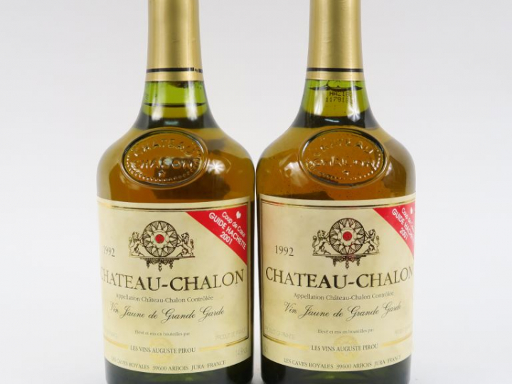 2 BOUTEILLES VIN JAUNE 'CHÂTEAU CHALON' A. PIROU - 1992