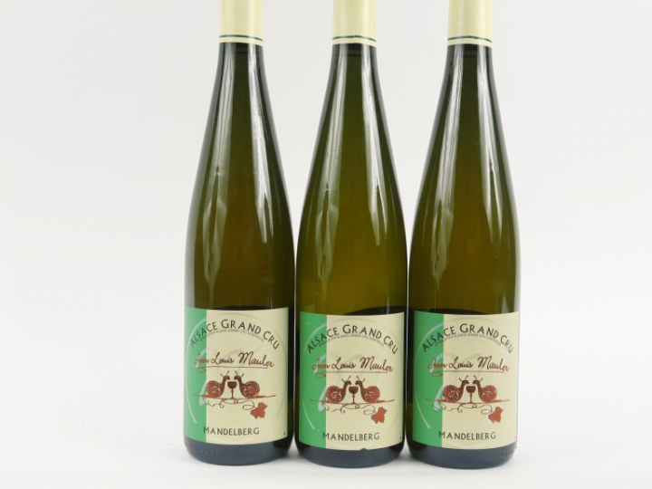 3 BOUTEILLES GEWURZTAMINER GC 'MANDELBERG' V.T. J.L. MAULER - 2012