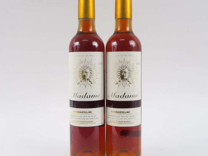 2 BOUTEILLES (50 cl) TIRECUL LA GRAVIÈRE 'CUVÉE MADAME' - 2003