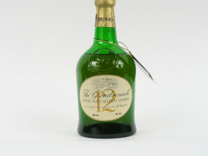 1 BOUTEILLE WHISKY GLENDRONACH '12 ANS' 43°GL - EMBOUTEILLAGE : ANNÉES