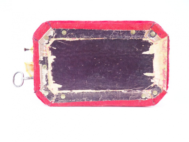 ROULLET DECAMPS.  Automate 'Polichinelle' femme à tête porcelaine Jume