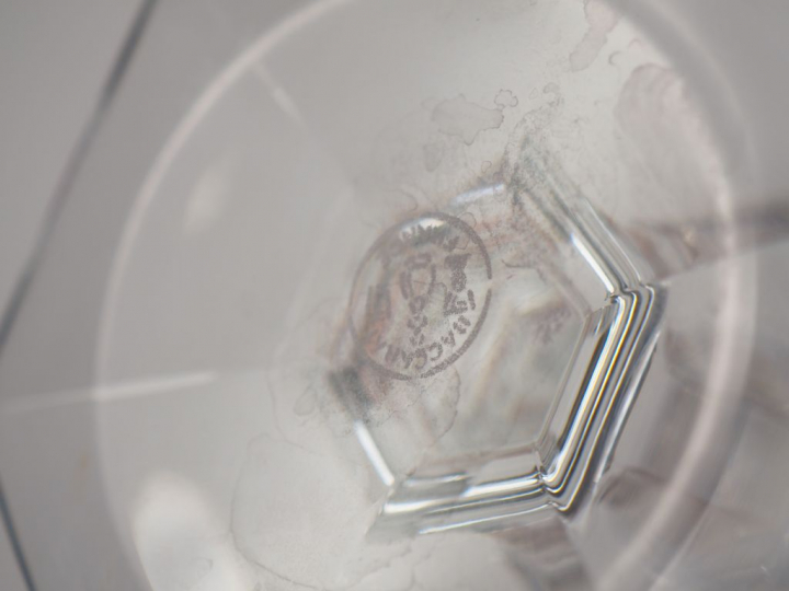 BACCARAT. Partie de service de verres en cristal, modèle 'Harcourt' co