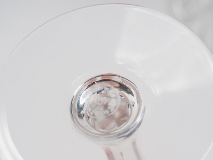 SAINT LOUIS. Partie de service de verres en cristal taillé, comprenant