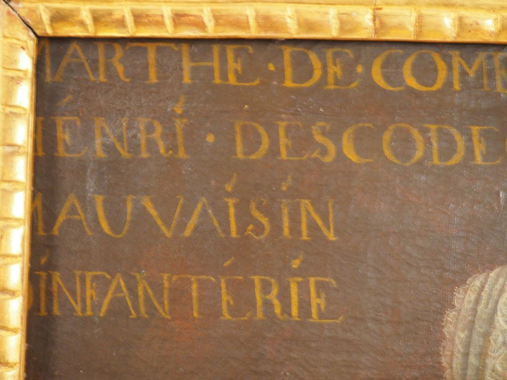 Ecole française XVIIIème, suiveur de Ducayer. 'Portrait de dame au col