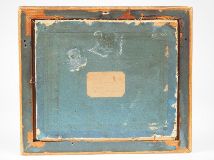 CICÉRI. 'Vue de ville'. Aquarelle, signée en bas à gauche. Dim. : 7 x 