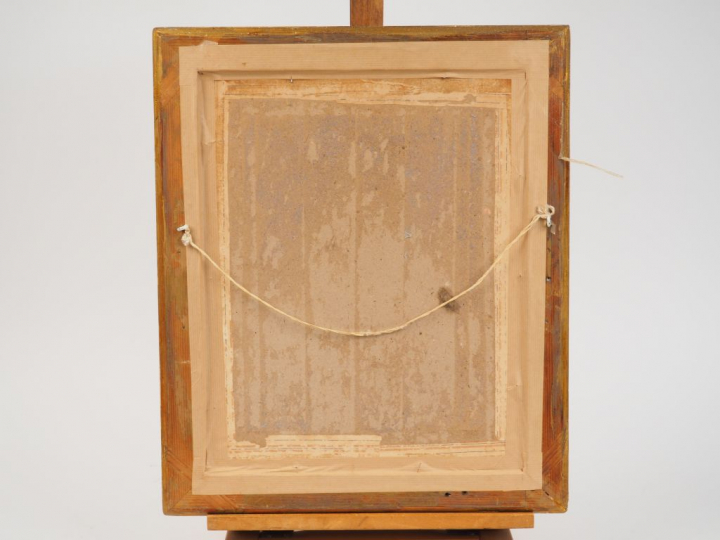 Georges LÉTOFFÉ. 'L’heure du thé'. Aquarelle gouachée.  Signée en bas.