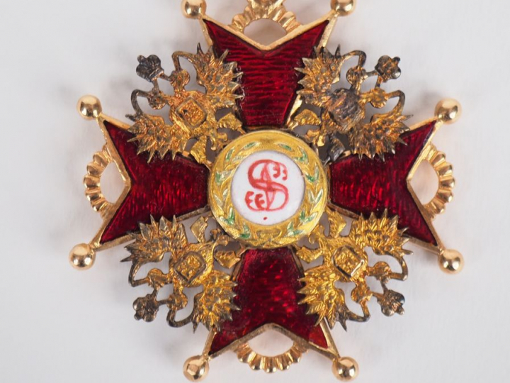 Belle croix de commandeur (seconde classe) de l'ordre de Saint Stanisl
