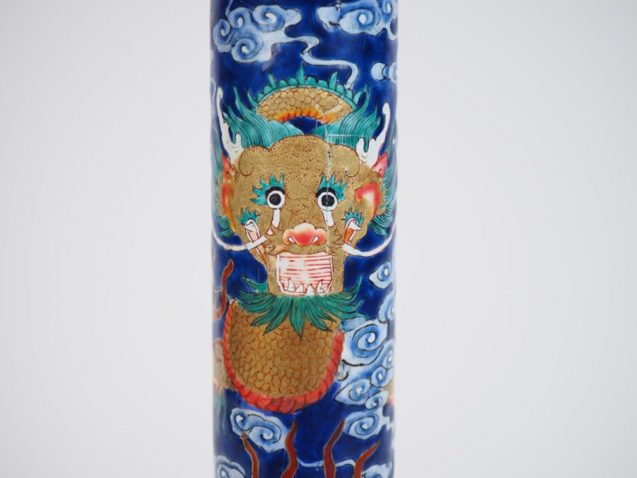 Etui à messages en émaux polychromes de la famille rose sur cuivre, à 