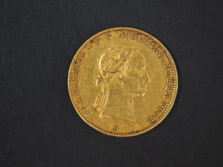 Ducat d'or François I, 1835. FRAIS ACHETEURS : 5% TTC