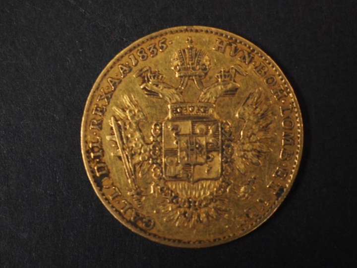Ducat d'or François I, 1835. FRAIS ACHETEURS : 5% TTC