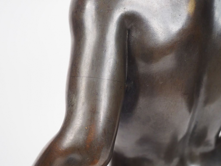Ecole française XIXème d'après l'antique "Apollon" Sculpture en bronze