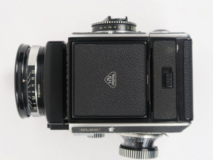 ROLLEIFLEX SL 66 n°2908103 avec housse, lanière et trois objectifs : C