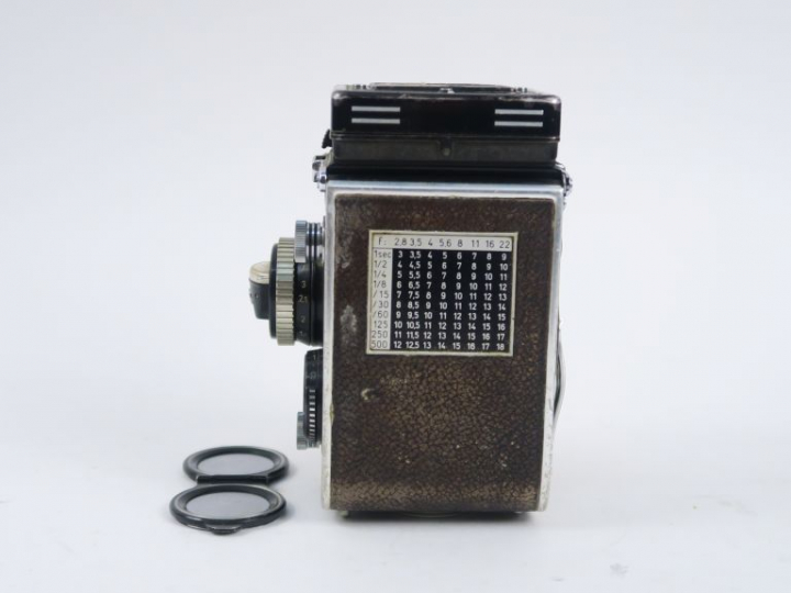 ROLLEIFLEX 6X6 n°2288894 avec objectifs HEIDOSMAT 1 : 2.8/75 et PLANAR