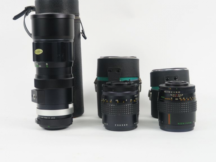 Lot de trois objectifs : Objectif SOLIGOR 1 :4.5 f= 75 mm – 260 mm n°1