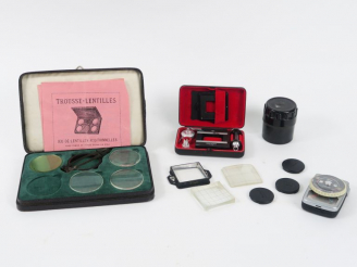 Vente aux enchères Cellule Toshiba Linear + coffret ROLLEIKIN + coffret ‘Trousse Lentille