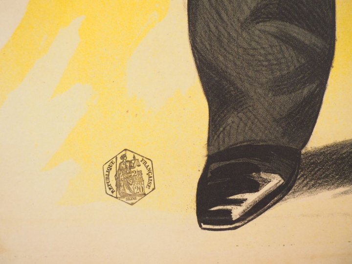 QUINQUINA MONCEAU. Affiche par OGE (non signée), imprimerie Charles Ve