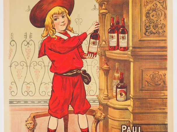 LE SOUVERAIN. Affiche anonyme, imprimerie Camis, 1900. Condition : A+ 