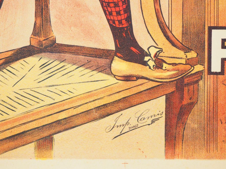 LE SOUVERAIN. Affiche anonyme, imprimerie Camis, 1900. Condition : A+ 