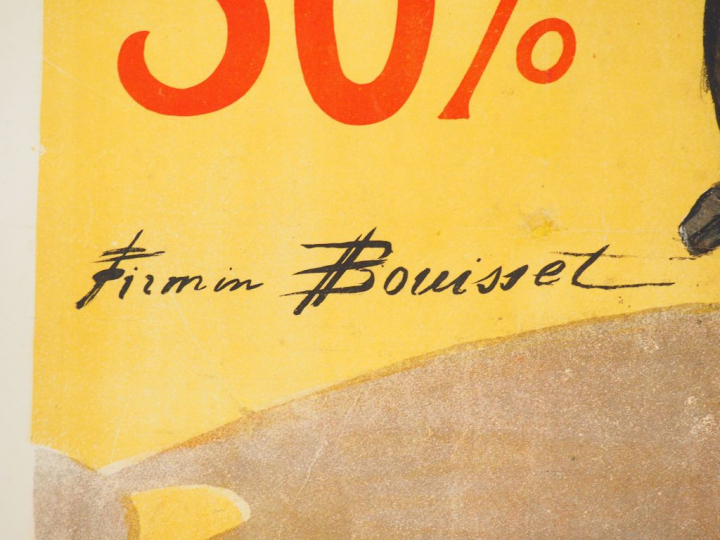 LE BEC DESSELLE. Affiche par Firmin Bouisset, Imprimerie Camis,1900. C