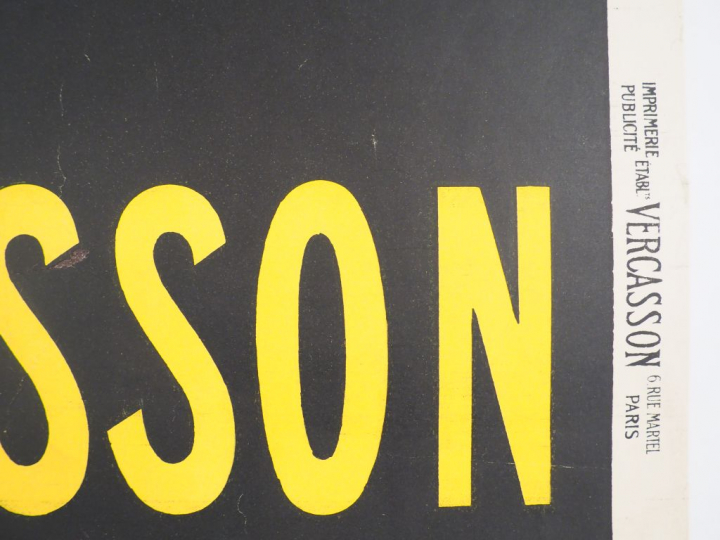 COGNAC PELISSON.  Affiche par Leonetto Cappiello, imprimerie Vercasson