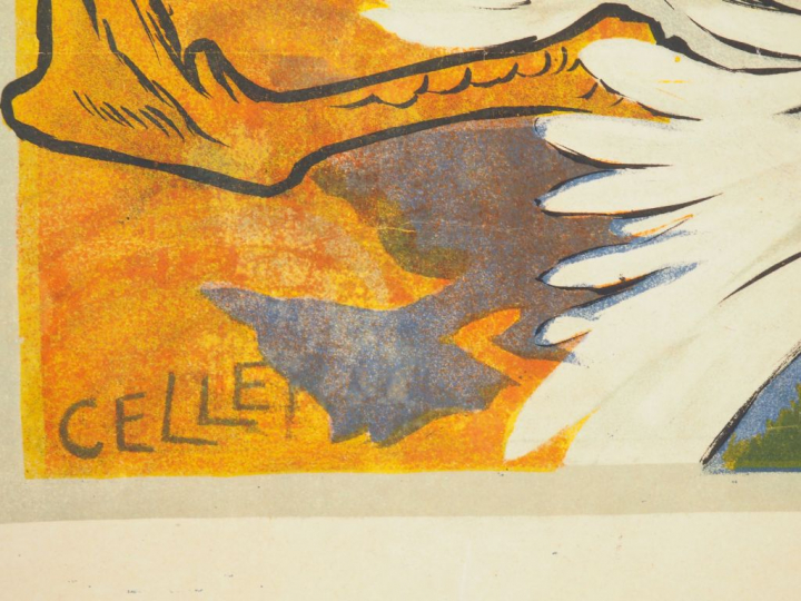 GOODRICH SOUPLE CORDE. Affiche par Cellery, imprimerie B. Arnaud, circ