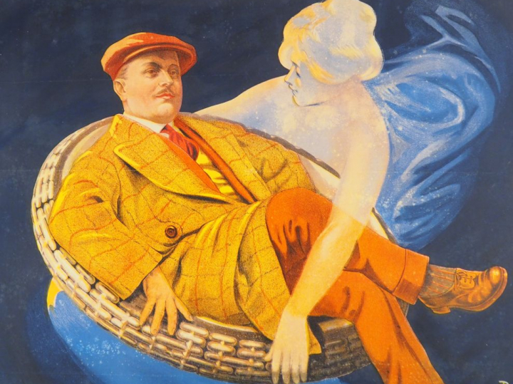 LE PNEU GOODRICH. Affiche Roch, imprimerie Sirven Toulouse. Condition 