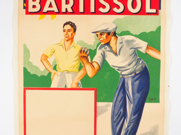 BARTISSOL. Affiche par Irab, imprimerie Moullot, circa 1930. Condition