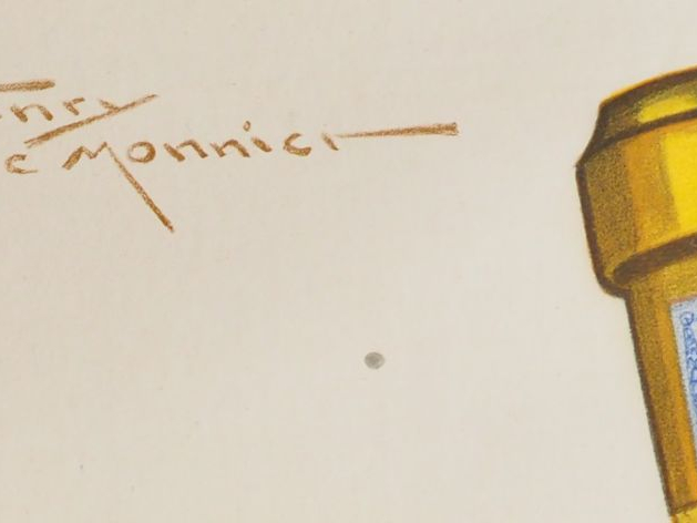 DIÈGE. Affiche par Henri Le Monnier, imprimerie Joseph Charles, circa 