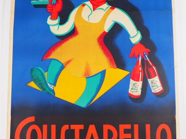 COUSTARELLO. Affiche par Robys (R. WOLFF), imprimerie Avenue Pub St Et