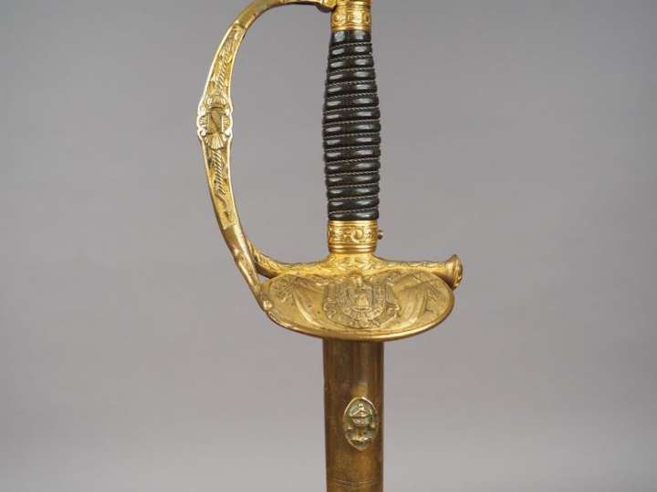 Belle épée à clavier d’officier de la Garde impériale Napoléon III mod