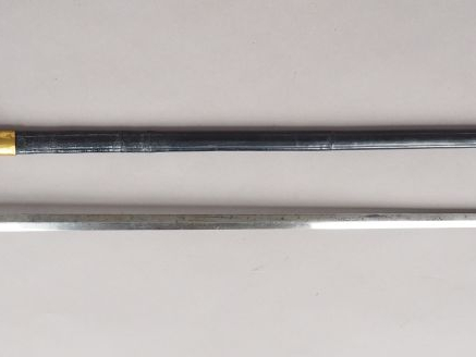 Epée à clavier Général de Brigade Second Empire. Lame symétrique à qua