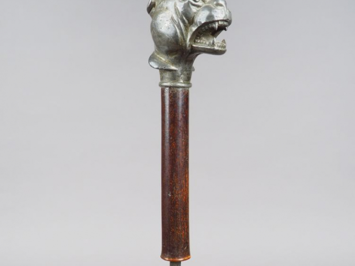 Canne épée, lame à quatre pans marquée Kligenthal et Doulaux   Cie. Po