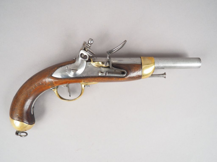 Pistolet réglementaire de cavalerie modèle 1816 à silex, fabrication, 