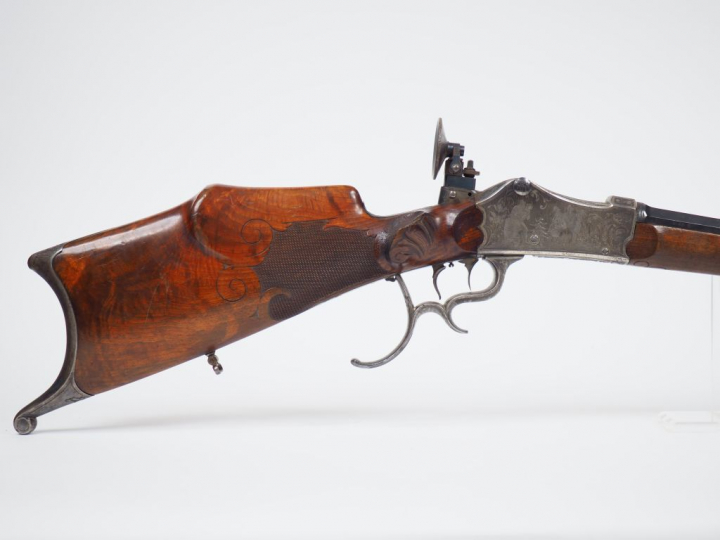 Belle carabine de tir allemande à bloc tombant en calibre 8mm (soufre 