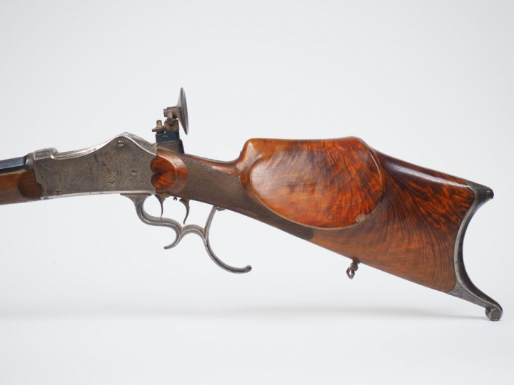 Belle carabine de tir allemande à bloc tombant en calibre 8mm (soufre 