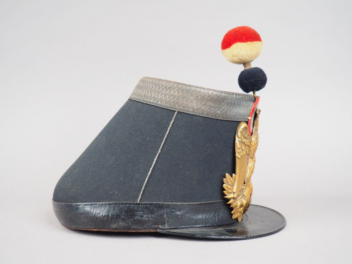 Shako d’officier du 10éme bataillon de la Garde Nationale, époque Prés