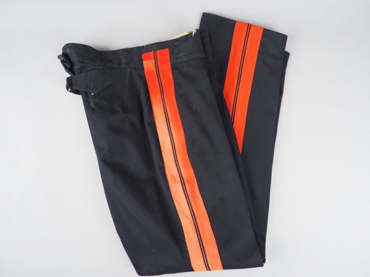 Pantalon droit d’officier d’artillerie, début IIIème République (petit