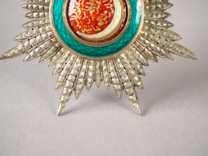 Plaque de commandeur de l’ordre turc de l'osmanié  (Nishani Osmani), f